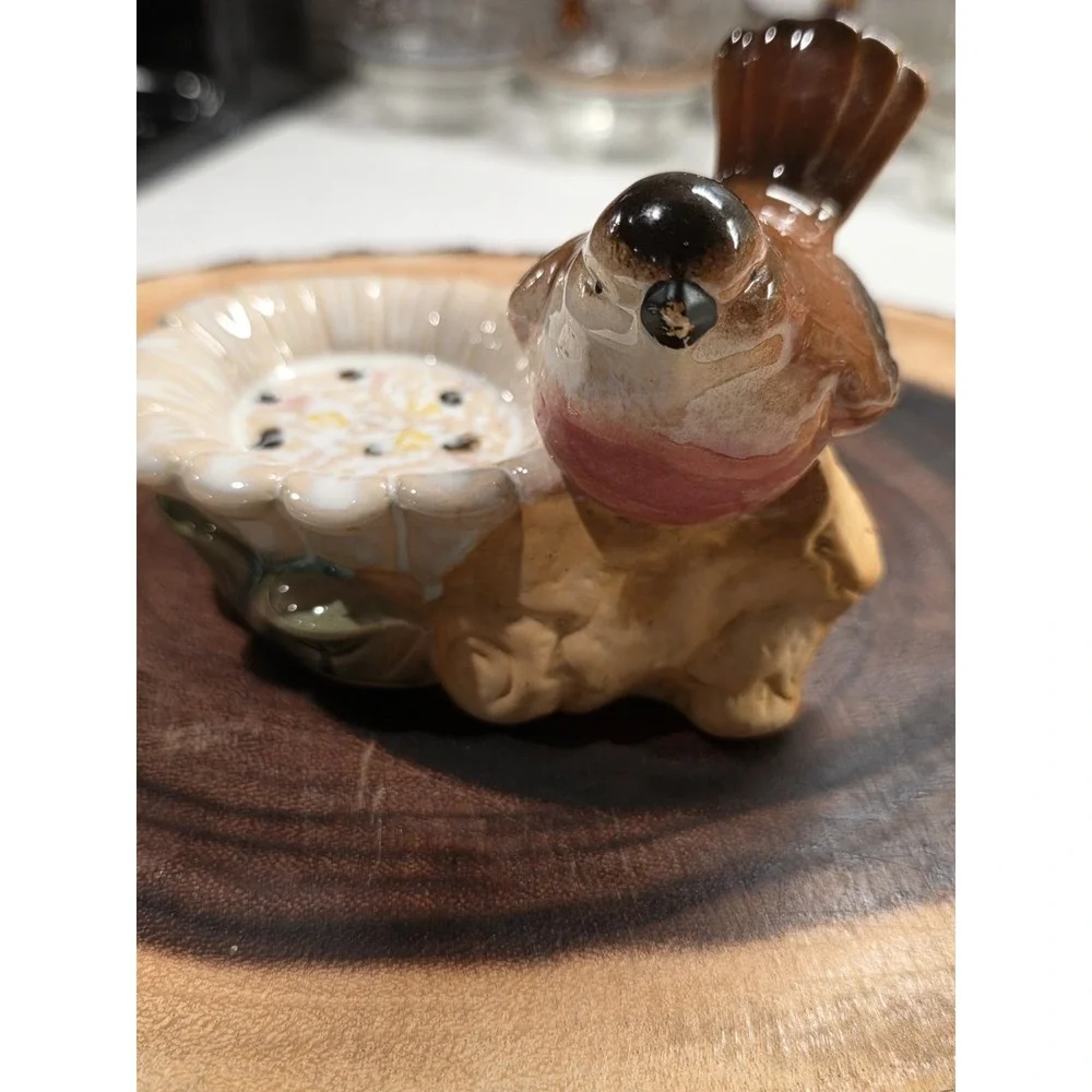 Vintage Ceramic Bird Tea light Holder